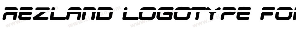 Rezland Logotype Fon字体转换
